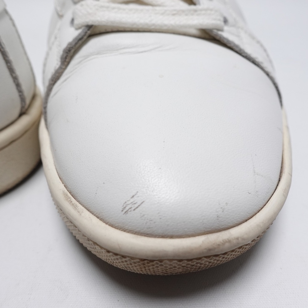 Saint Laurent SL/01 white leather low top shoes mens size 42 - Picture 9 of 13